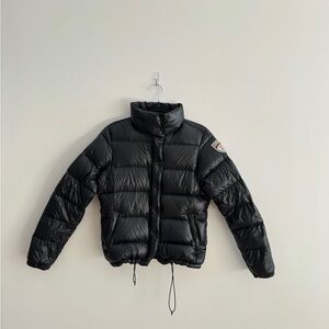 The North Face Black Puffer with Logo Emblem